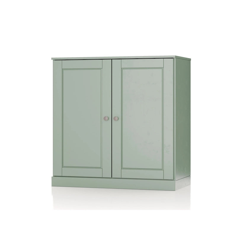 100% Solid Wood 32 Bathroom Cabinet with Solid Doors and Adjustable Shelves