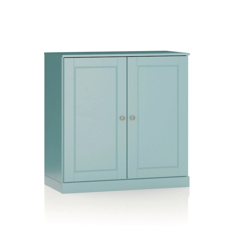 100% Solid Wood 32 Bathroom Cabinet with Solid Doors and Adjustable Shelves