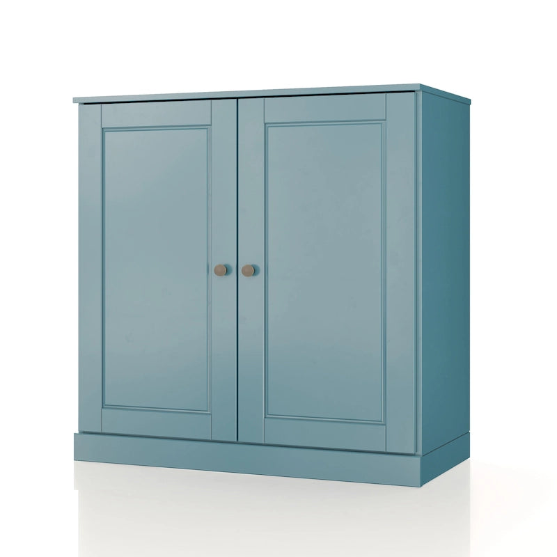 100% Solid Wood 32 Bathroom Cabinet with Solid Doors and Adjustable Shelves