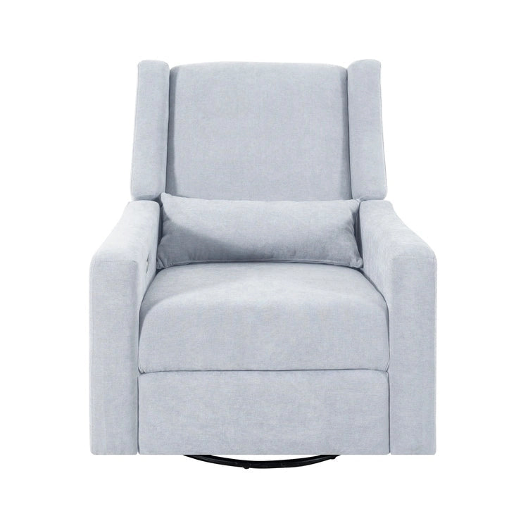 Luxury Power Motion Recliner Chair with Swivel Glider, Upholstered Living Room Reclining Sofa Chair with Lumbar Support