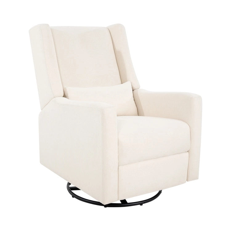 Luxury Power Motion Recliner Chair with Swivel Glider, Upholstered Living Room Reclining Sofa Chair with Lumbar Support