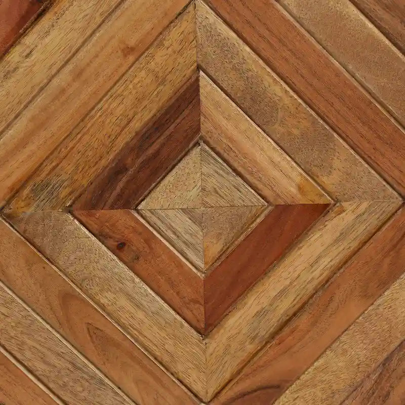Panca artigianale da interno in legno di mango