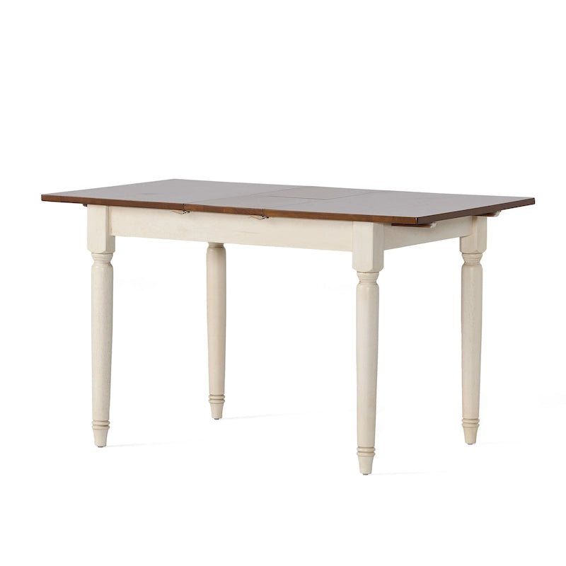 Table de salle à manger en bois multicolore Clearwater avec rallonge
