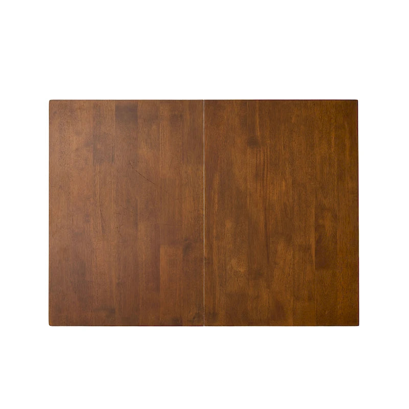 Clearwater Multicolored Wood Dining Table with Leaf Extension