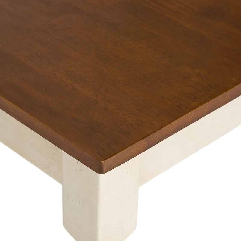 Table de salle à manger en bois multicolore Clearwater avec rallonge
