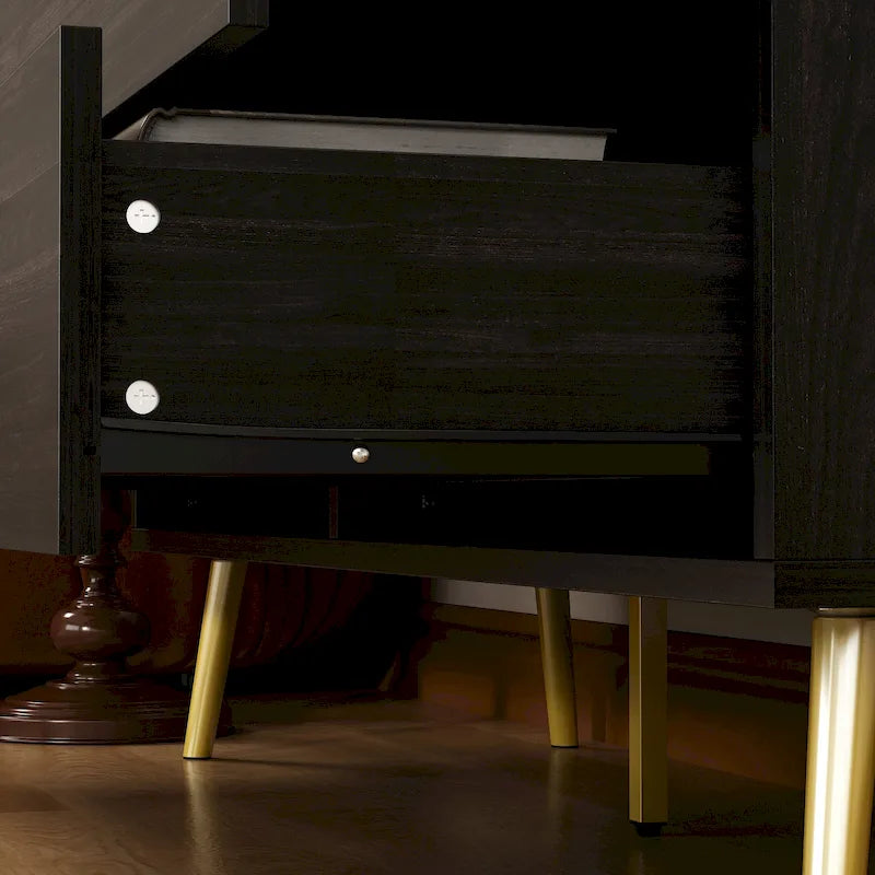 Modern Double 6-Drawer Dresser Chest Of Drawers Cabinet
