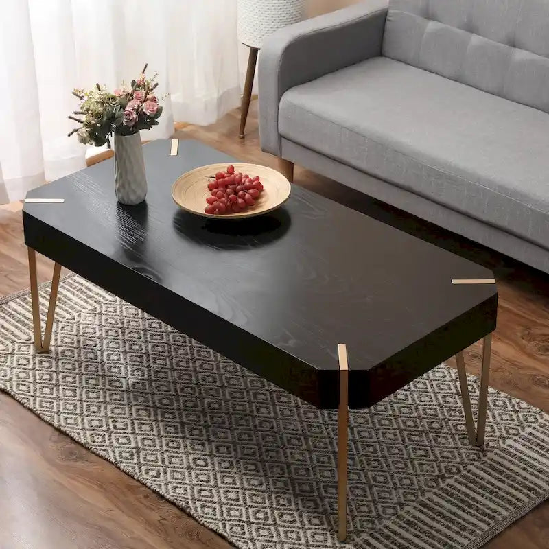 Carson Carrington Tammsberg Wood and Metal Coffee Table - 46.13 W