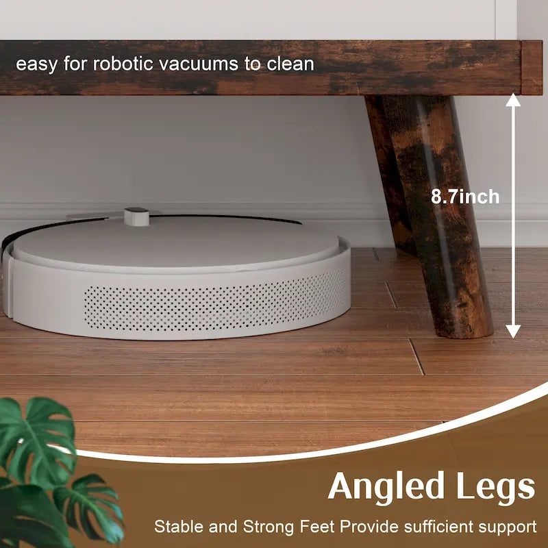 Wood Coffee Table with Hidden Compartment