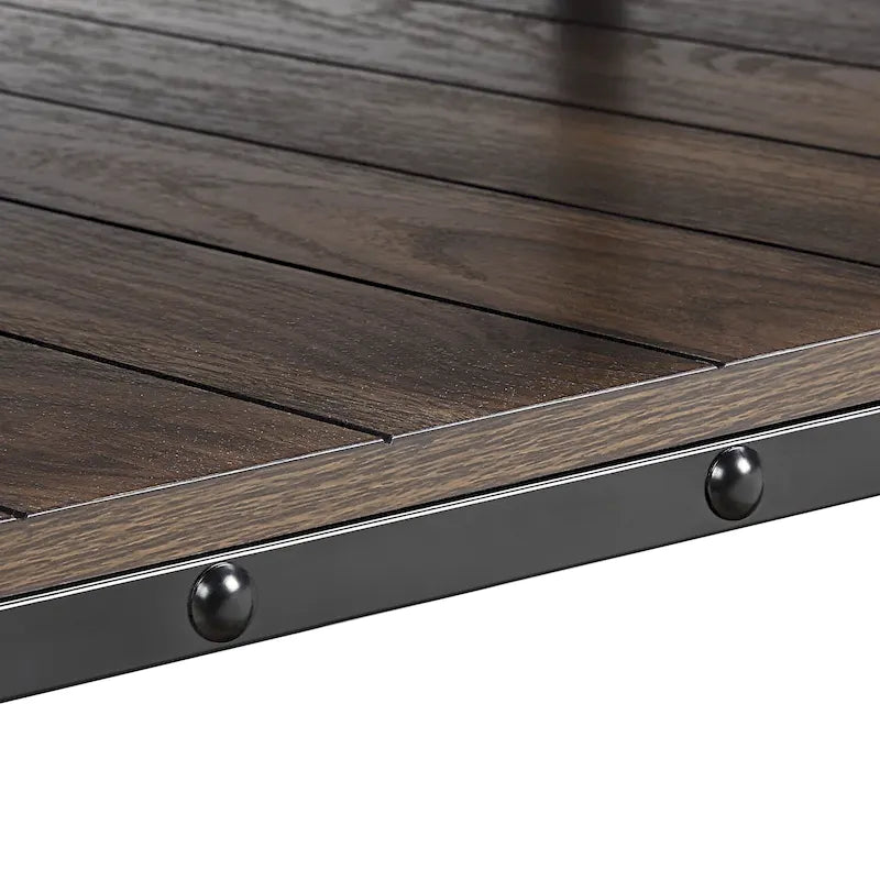 24-inch Steel 1-Shelf End Table
