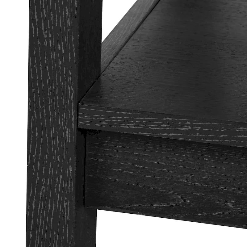 Tavolino da caffè in legno con ripiano portaoggetti ampio