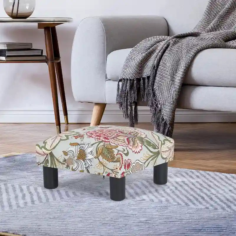 Pouf repose-pieds rembourré en tissu, marchepied pour animaux, escalier pour chien