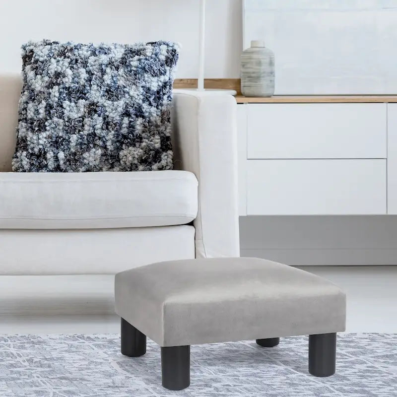Pouf repose-pieds rembourré en tissu, marchepied pour animaux, escalier pour chien