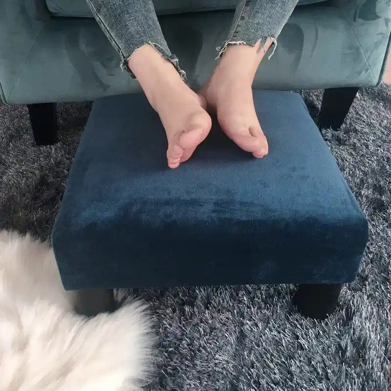 Pouf repose-pieds rembourré en tissu, marchepied pour animaux, escalier pour chien