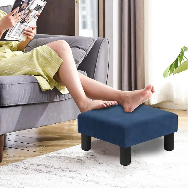 Pouf repose-pieds rembourré en tissu, marchepied pour animaux, escalier pour chien