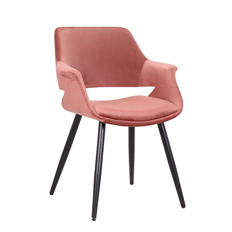 Velvet Mid-century Dining Chair