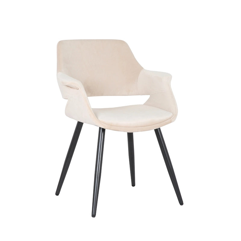 Velvet Mid-century Dining Chair