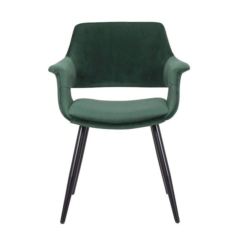 Velvet Mid-century Dining Chair