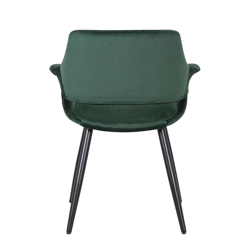 Velvet Mid-century Dining Chair