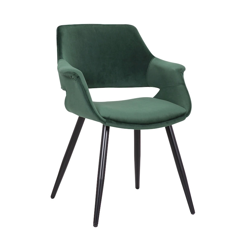 Velvet Mid-century Dining Chair