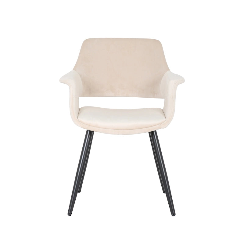 Velvet Mid-century Dining Chair