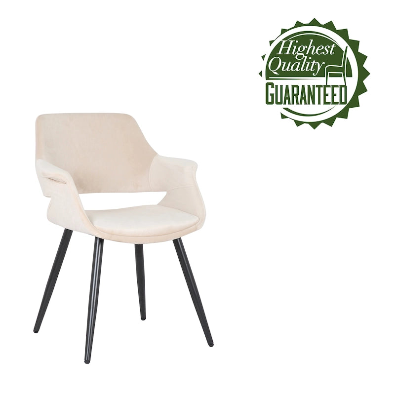 Velvet Mid-century Dining Chair