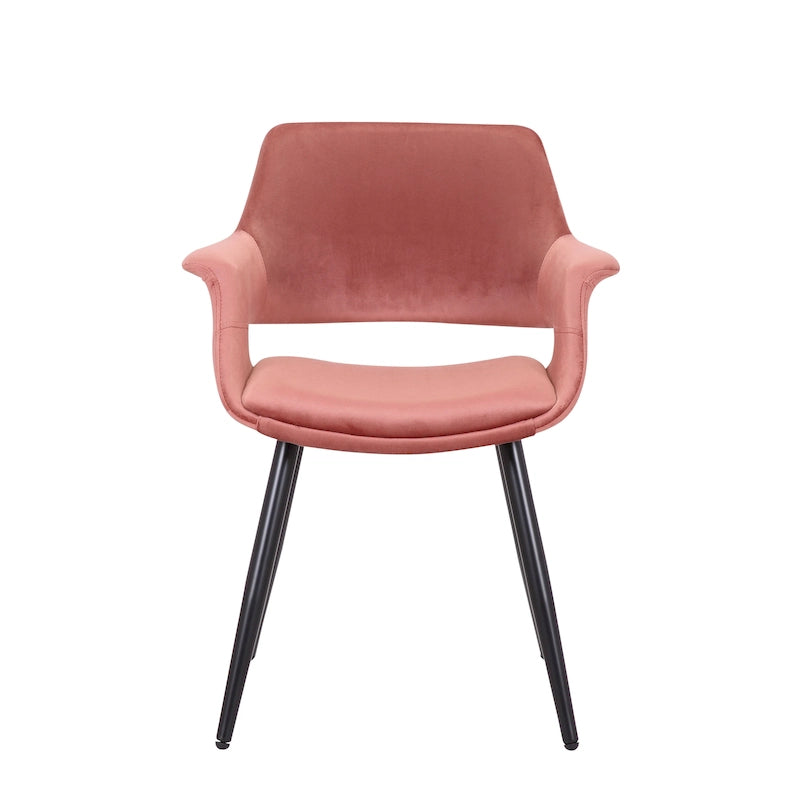 Velvet Mid-century Dining Chair