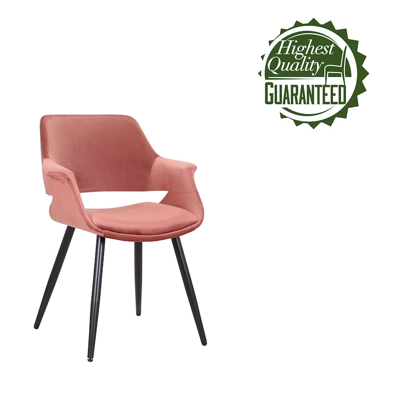 Velvet Mid-century Dining Chair