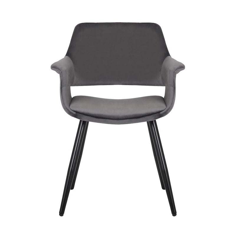 Velvet Mid-century Dining Chair