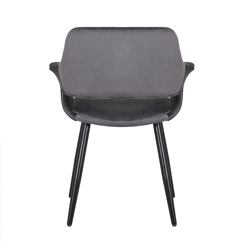 Velvet Mid-century Dining Chair