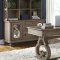 Buffet blanc, marron et taupe chiné Simply Elegant