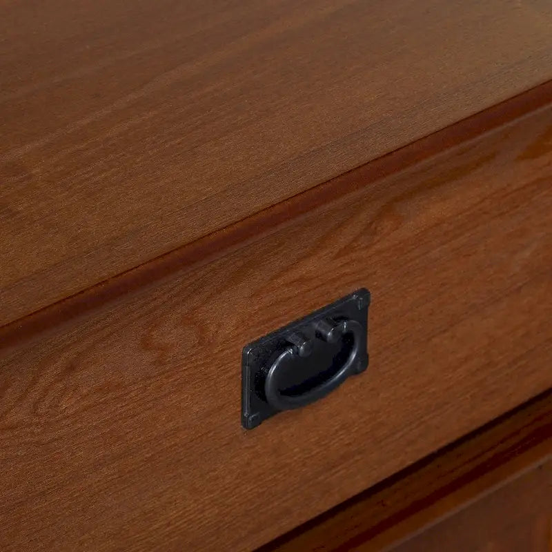 Wood Corner Cabinet - 34h x 24w x 18l