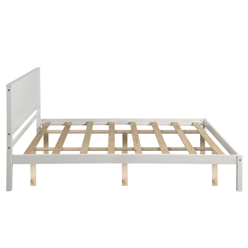 Platform Bed Frame with Headboard,Queen Size