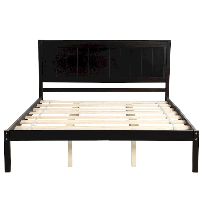 Platform Bed Frame with Headboard,Queen Size