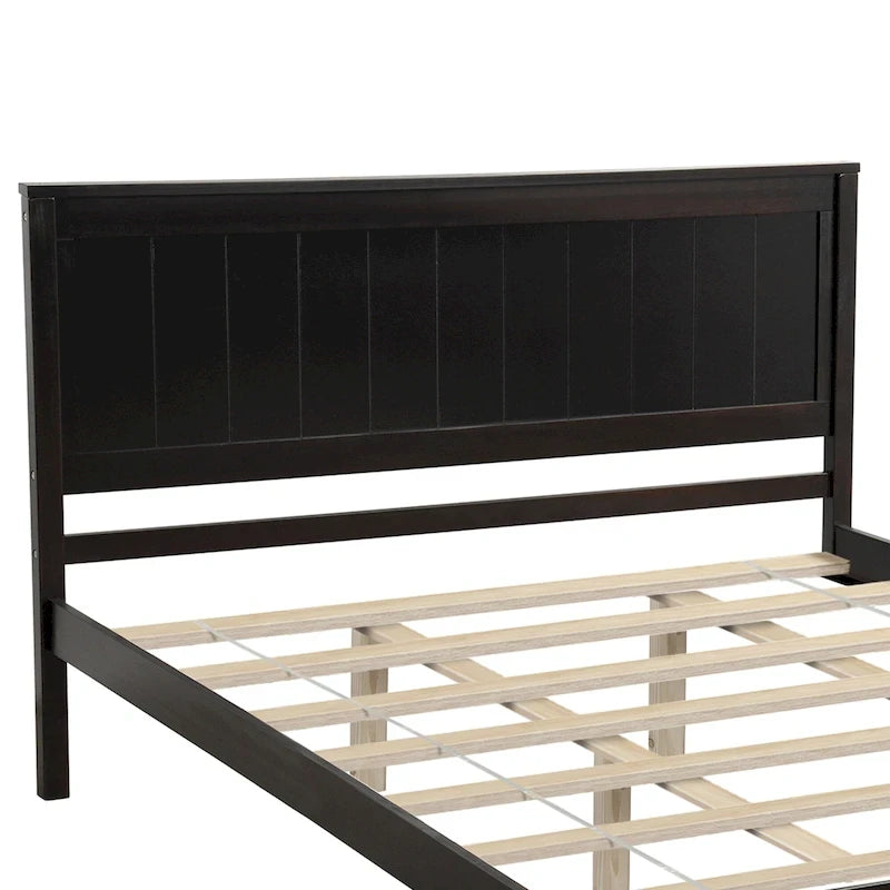 Platform Bed Frame with Headboard,Queen Size