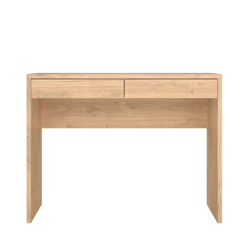 Porch & Den Wilbur Home Office Writing Desk with 2 Storage Drawers