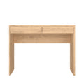 Porch & Den Wilbur Home Office Writing Desk with 2 Storage Drawers