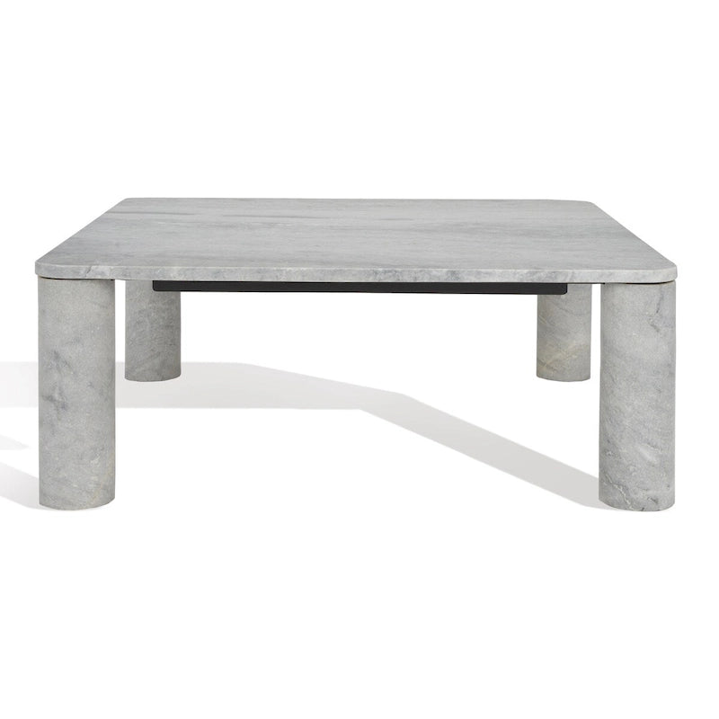 Square Marble Coffee Table - 35 In. W x 35 In. D x 13 In. H - 35Wx35Dx13H