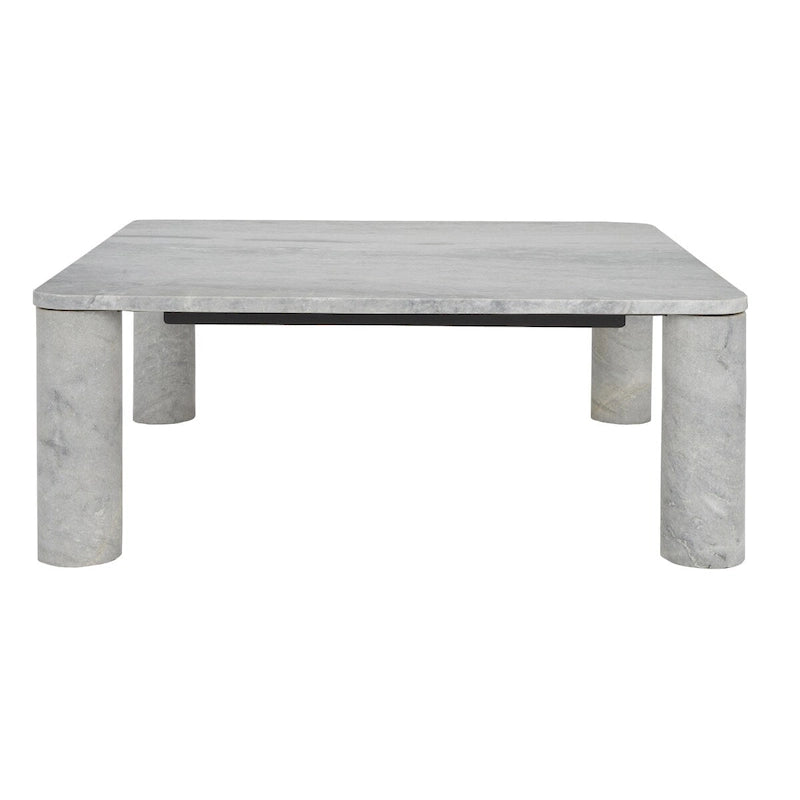 Square Marble Coffee Table - 35 In. W x 35 In. D x 13 In. H - 35Wx35Dx13H
