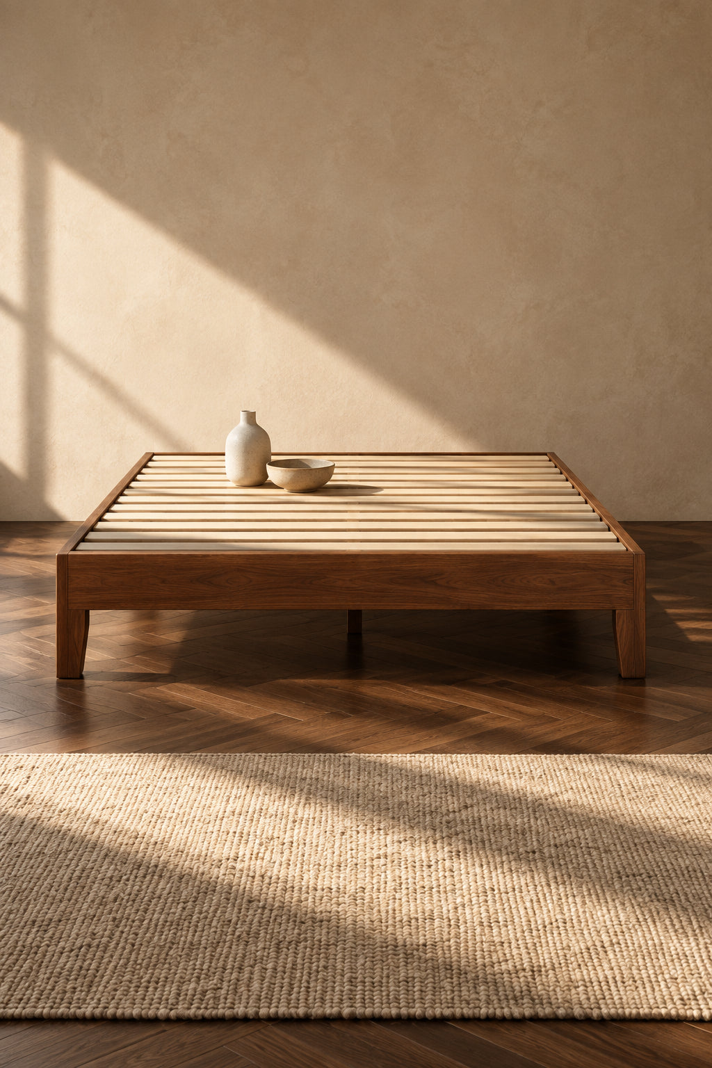 12-inch Deluxe Wood Full-size Platform Bed