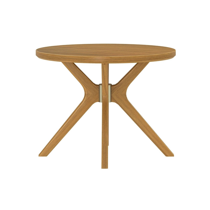 Cross Leg Round Dining Table - 38