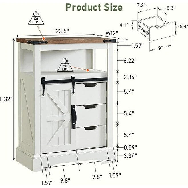 Bathroom Floor Cabinet, Small Storage Cabinet for Bathroom