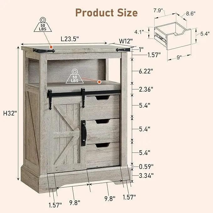 Bathroom Floor Cabinet, Small Storage Cabinet for Bathroom