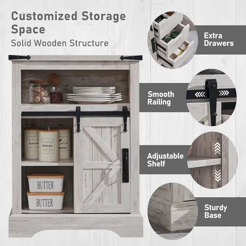 Bathroom Floor Cabinet, Small Storage Cabinet for Bathroom